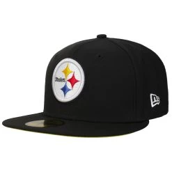 59Fifty NFL Pittsburgh Steelers Cap By New Era -Modehutgeschäft 59Fifty NFL Pittsburgh Steelers Cap by New Era schwarz.64538 rf4