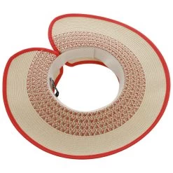 Annavela Strohvisor By Seeeberger -Modehutgeschäft Annavela Strohvisor by Seeeberger natur rot.64904 2rf196