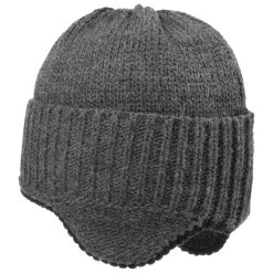 Anton Ohrenschutz Strickmütze By McBURN -Modehutgeschäft Anton Ohrenschutz Strickmuetze by McBURN anthrazit.46153 3rf16