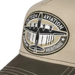 Aviation Trucker Cap By Stetson -Modehutgeschäft Aviation Trucker Cap by Stetson beige.62894 4rf15