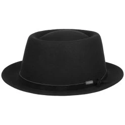 Baxter Pork Pie Wollhut By Stetson -Modehutgeschäft Baxter Pork Pie Wollhut by Stetson schwarz.62326 rf4