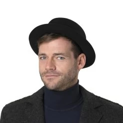 Baxter Pork Pie Wollhut By Stetson -Modehutgeschäft Baxter Pork Pie Wollhut by Stetson.62326 8