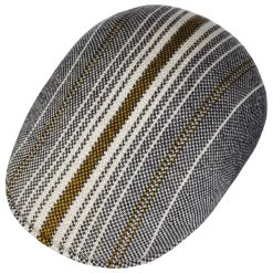 Birds Eye Stripe Flatcap By Kangol -Modehutgeschäft Birds Eye Stripe Flatcap by Kangol cremewei .59754 1rf35