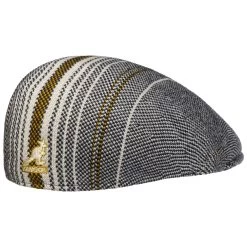 Birds Eye Stripe Flatcap By Kangol -Modehutgeschäft Birds Eye Stripe Flatcap by Kangol cremewei .59754 3rf35
