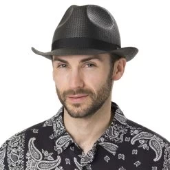 Black City Trilby Hut By Lipodo -Modehutgeschäft Black City Trilby Hut by Lipodo.47753 8