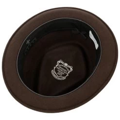Blank Pork Pie Filzhut By Lierys -Modehutgeschäft Blank Pork Pie Filzhut by Lierys dunkelbraun.43512 2rf17