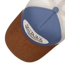 Boston Oval Patch Trucker Cap By Von Dutch -Modehutgeschäft Boston Oval Patch Trucker Cap by Von Dutch blau beige.63169 1f222