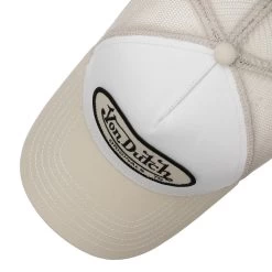 Boston Oval Patch Trucker Cap By Von Dutch -Modehutgeschäft Boston Oval Patch Trucker Cap by Von Dutch hellbeige.63169 1f47