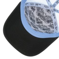 Boston Oval Patch Trucker Cap By Von Dutch -Modehutgeschäft Boston Oval Patch Trucker Cap by Von Dutch schwarz blau.63169 2rf186