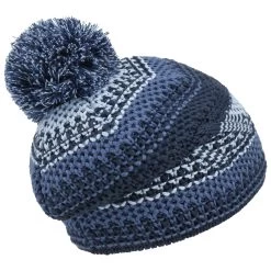 Brock Tricolour Bommelmütze By Eisbär -Modehutgeschäft Brock Tricolour Bommelmuetze by Eisbaer blau.57348 3rf2