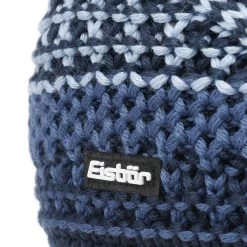 Brock Tricolour Bommelmütze By Eisbär -Modehutgeschäft Brock Tricolour Bommelmuetze by Eisbaer blau.57348 4rf2