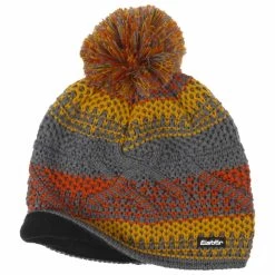 Brock Tricolour Bommelmütze By Eisbär -Modehutgeschäft Brock Tricolour Bommelmuetze by Eisbaer senf.57348 2rf68