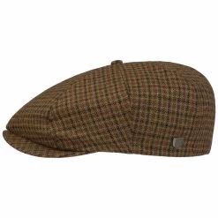 Brood Check Flatcap By Brixton 11 Brood Check Flatcap By Brixton -Modehutgeschäft Brood Check Flatcap by Brixton braun.65050 rf11