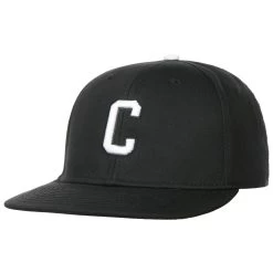 C Letter Snapback Cap -Modehutgeschäft C Letter Snapback Cap schwarz.43488 rf4