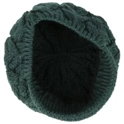 Cable Knit Ballonmütze By Seeberger -Modehutgeschäft Cable Knit Ballonmuetze by Seeberger dunkelgruen.63241 2rf174