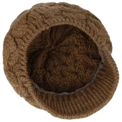 Cable Knit Ballonmütze By Seeberger -Modehutgeschäft Cable Knit Ballonmuetze by Seeberger hellbraun.63241 2rf175