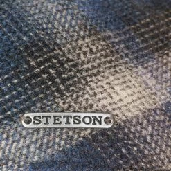 Camanto Virgin Wool Check Flatcap By Stetson -Modehutgeschäft Camanto Virgin Wool Check Flatcap by Stetson blau.53670 4rf2