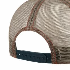 Canoe Trucker Cap By Stetson -Modehutgeschäft Canoe Trucker Cap by Stetson blau rot.58992 3rf183