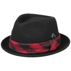 Check Band Player Wollhut By Stetson 13 Check Band Player Wollhut By Stetson -Modehutgeschäft Check Band Player Wollhut by Stetson schwarz.58841 rf4