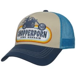 Choppy Trucker Cap By King Kerosin -Modehutgeschäft Choppy Trucker Cap by King Kerosin blau.63187 rf2
