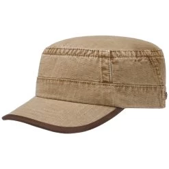 Classic Army Cap Mit UV-Schutz By Stetson -Modehutgeschäft Classic Army Cap mit UV Schutz by Stetson beige.60884 rf15