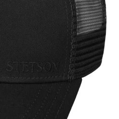 Classic Cotton Trucker Cap By Stetson -Modehutgeschäft Classic Cotton Trucker Cap by Stetson schwarz.46908 5rf4