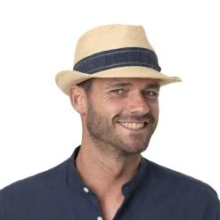 Classic Trilby Raffiahut By Stetson -Modehutgeschäft Classic Trilby Raffiahut by Stetson.63946 8