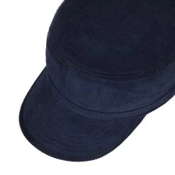 Cotton Cord Army Cap By Lipodo -Modehutgeschäft Cotton Cord Army Cap by Lipodo dunkelblau.64398 1rf192