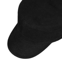 Cotton Cord Army Cap By Lipodo -Modehutgeschäft Cotton Cord Army Cap by Lipodo schwarz.64398 1rf4