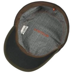 Cotton Herringbone Armycap By Stetson -Modehutgeschäft Cotton Herringbone Armycap by Stetson dunkelblau.53651 2rf192