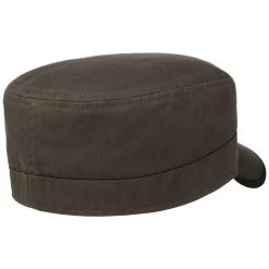 Cotton Herringbone Armycap By Stetson -Modehutgeschäft Cotton Herringbone Armycap by Stetson oliv.53651 3rf14