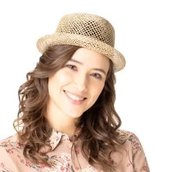 Coyuca Vented Pork Pie Strohhut By Lipodo -Modehutgeschäft Coyuca Vented Pork Pie Strohhut by Lipodo.47734 7