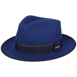 Delrico Fedora Wollhut By Stetson -Modehutgeschäft Delrico Fedora Wollhut by Stetson blau.62333 rf2