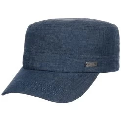 Denim Cotton Armycap By Chillouts -Modehutgeschäft Denim Cotton Armycap by Chillouts denim.56331 rf38