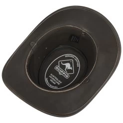 Elreno Lederhut By Scippis -Modehutgeschäft Elreno Lederhut by Scippis braun.33589 2rf11