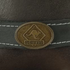 Elreno Lederhut By Scippis -Modehutgeschäft Elreno Lederhut by Scippis braun.33589 4rf11