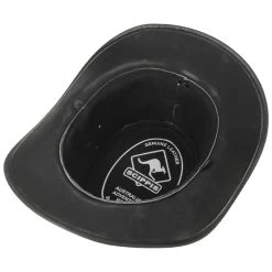 Elreno Lederhut By Scippis -Modehutgeschäft Elreno Lederhut by Scippis schwarz.33589 2rf4