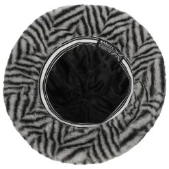 Faux Fur Stripe Casual Stoffhut By Kangol