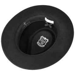 Fedora Wollfilzhut Mit Lederband By Lierys -Modehutgeschäft Fedora Wollfilzhut mit Lederband by Lierys schwarz schwarz.51757 2rf75