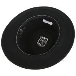 Fedora Wollfilzhut Mit Lederband By Lierys -Modehutgeschäft Fedora Wollfilzhut mit Lederband by Lierys schwarz.51757 2rf4
