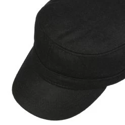 Filz Armycap By Lipodo -Modehutgeschäft Filz Armycap by Lipodo schwarz.63802 1rf4