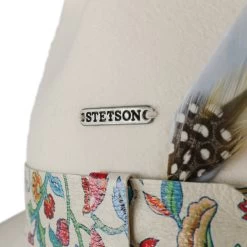 Floral Band Traveller VitaFelt Hut By Stetson -Modehutgeschäft Floral Band Traveller VitaFelt Hut by Stetson cremewei .56401 4rf35