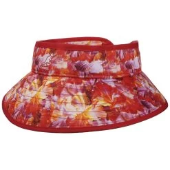 Floral Visor By Kangol -Modehutgeschäft Floral Visor by Kangol rot.65205 rf3