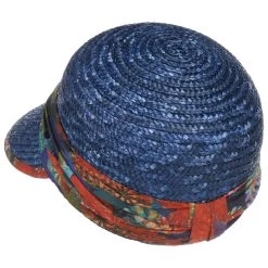 Flower Band Strohcap By Seeberger -Modehutgeschäft Flower Band Strohcap by Seeberger dunkelblau.60916 3rf192