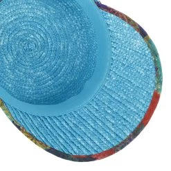 Flower Band Strohcap By Seeberger -Modehutgeschäft Flower Band Strohcap by Seeberger tuerkis.60916 2rf42