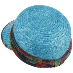 Flower Band Strohcap By Seeberger -Modehutgeschäft Flower Band Strohcap by Seeberger tuerkis.60916 3rf42