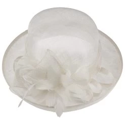 Galima Sinamay Hut Mit Federn By McBURN -Modehutgeschäft Galima Sinamay Hut mit Federn by McBURN wei .55949 1rf5