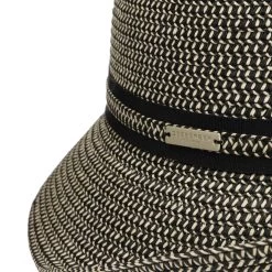 Gavia Glocke Strohhut By Seeberger -Modehutgeschäft Gavia Glocke Strohhut by Seeberger schwarz.64899 4rf4