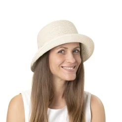 Gavia Glocke Strohhut By Seeberger -Modehutgeschäft Gavia Glocke Strohhut by Seeberger.64899 7