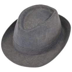 Geneva Trilby Leinenhut By Stetson -Modehutgeschäft Geneva Trilby Leinenhut by Stetson braun blau.33432 1rf228